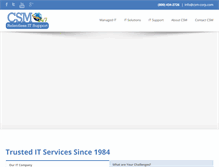 Tablet Screenshot of csm-corp.com